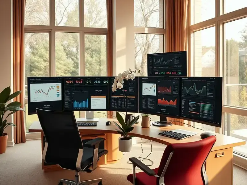 Virtual office workspace setup